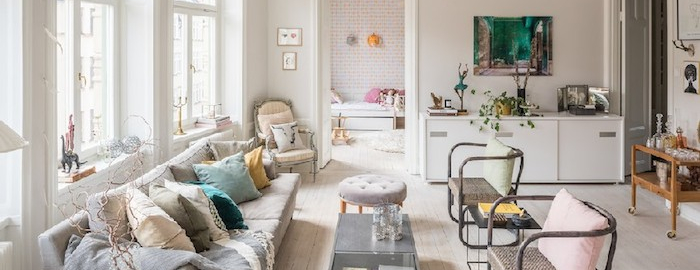 Charming Eclectic Apartment in Sweden - Nordic Design