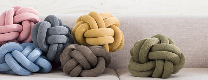 Knot Cushions Now Made by Design House Stockholm - Nordic Design