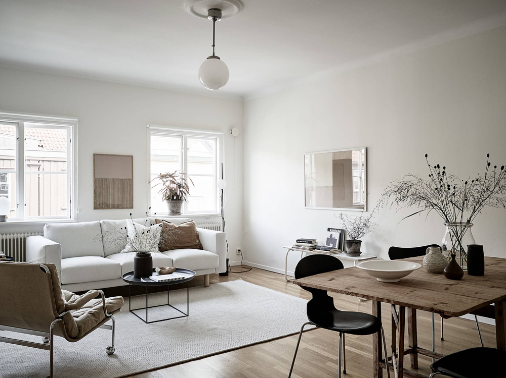 Cozy home with a vintage touch - COCO LAPINE DESIGN  Living room  scandinavian, Minimalist living room, Living room designs