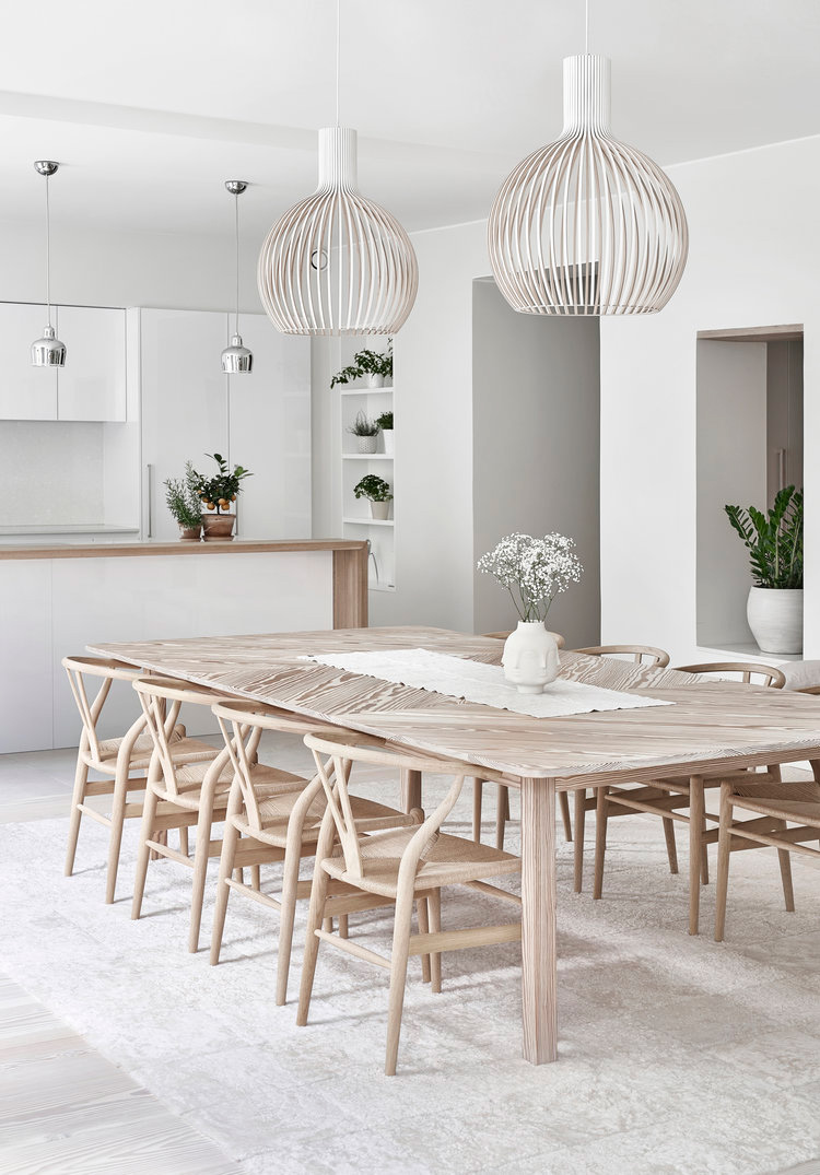 Peek Inside a Spacious and Serene Home in Finland With a Monochromatic Design