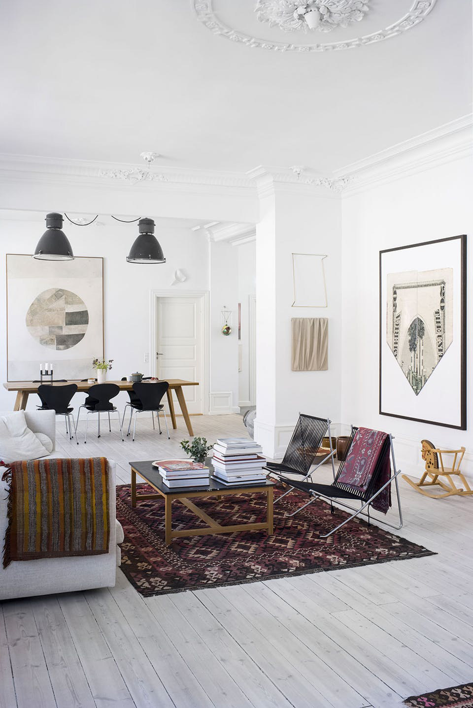 Take A Peek Inside The Beautiful And Eclectic Copenhagen Home Of An Art