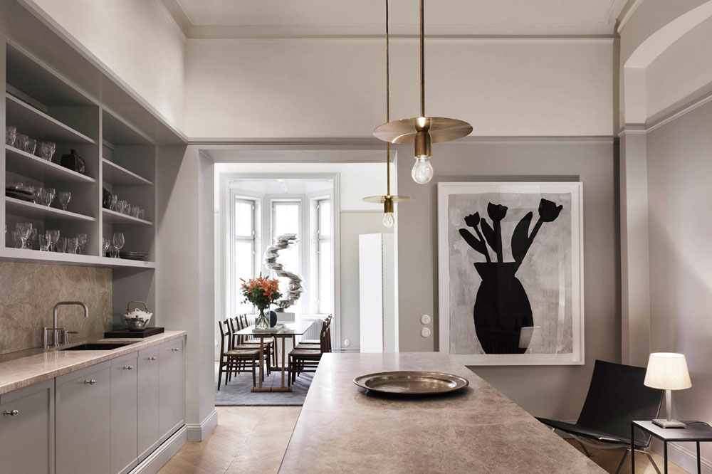 Peek Inside a Refined Residence in a Posh Neighborhood of Stockholm -  Nordic Design