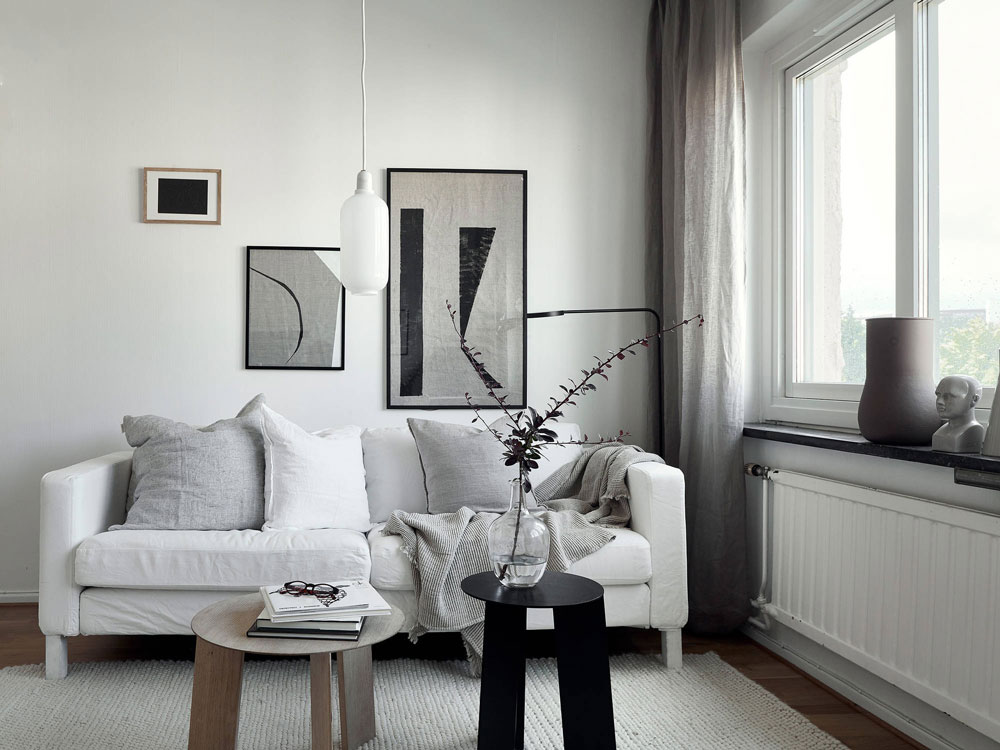 A Small and Stylish 25-Square-Meter Apartment in Sweden - Nordic Design