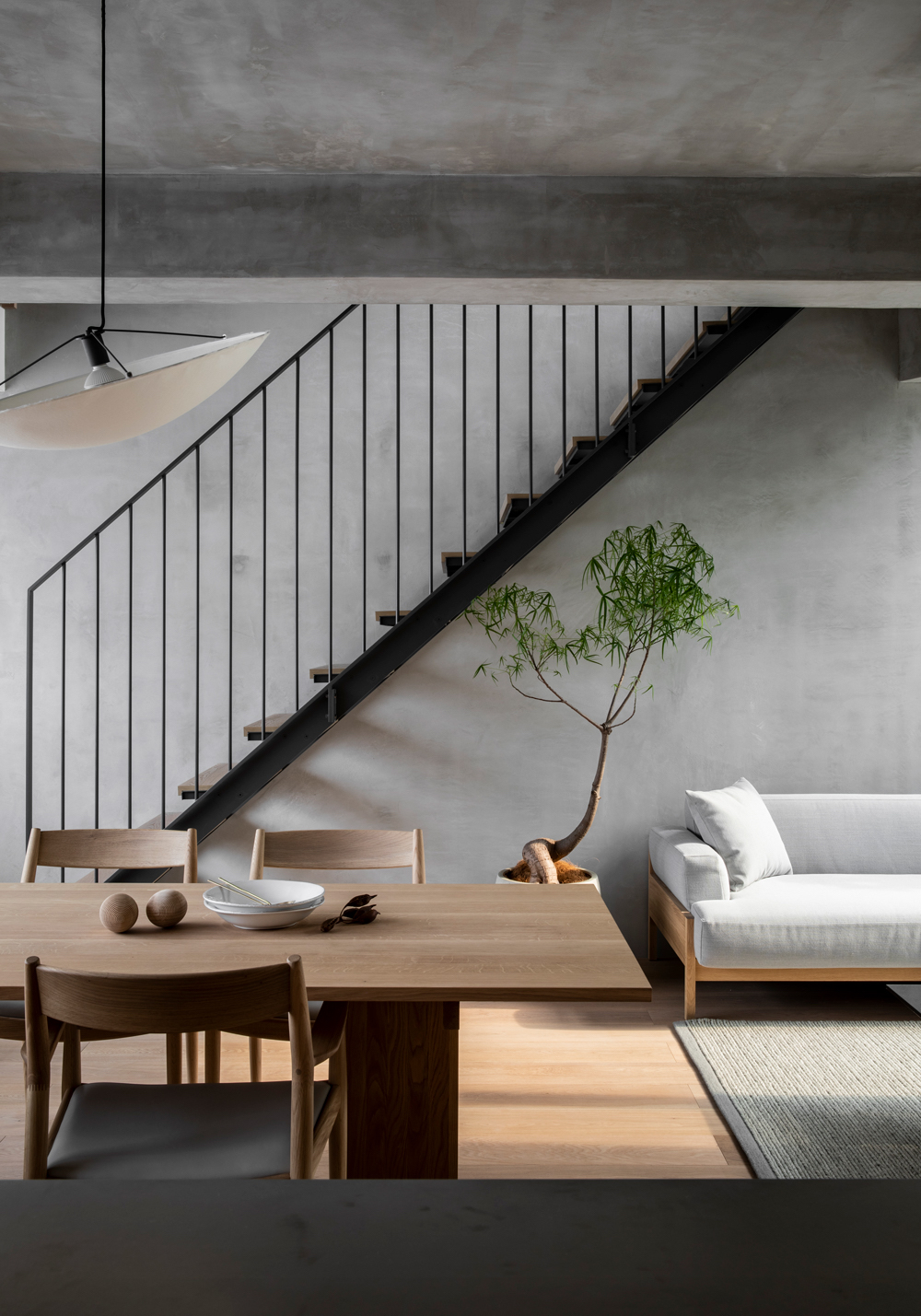 Take A Peek At This Stunning Minimal Residence Rooted In Japanese And   Minimal Kinuta Terrace Tokyo Nordicdesign 012 