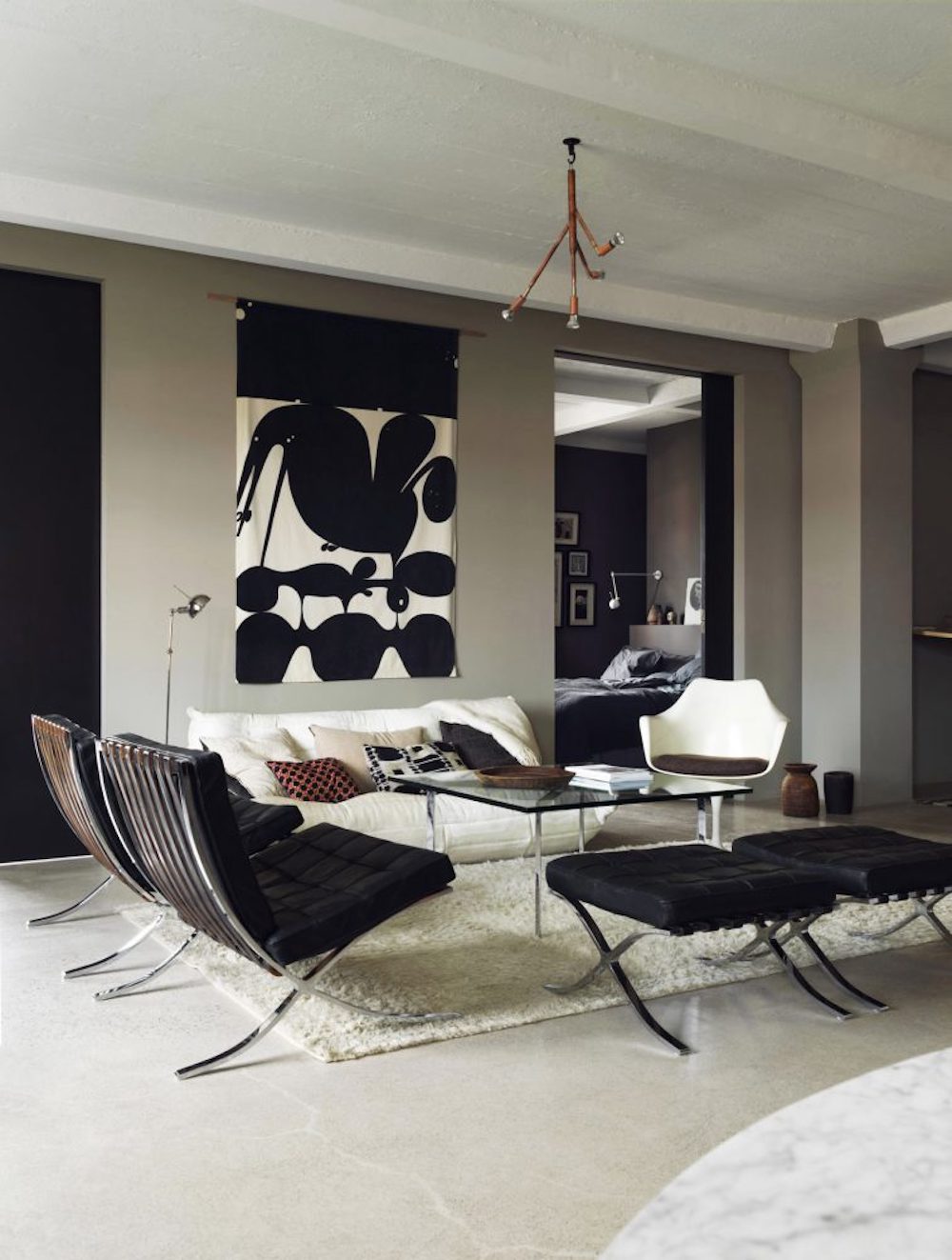 Peek Inside a Modern Apartment with a Stylish Retro Vibe - Nordic Design