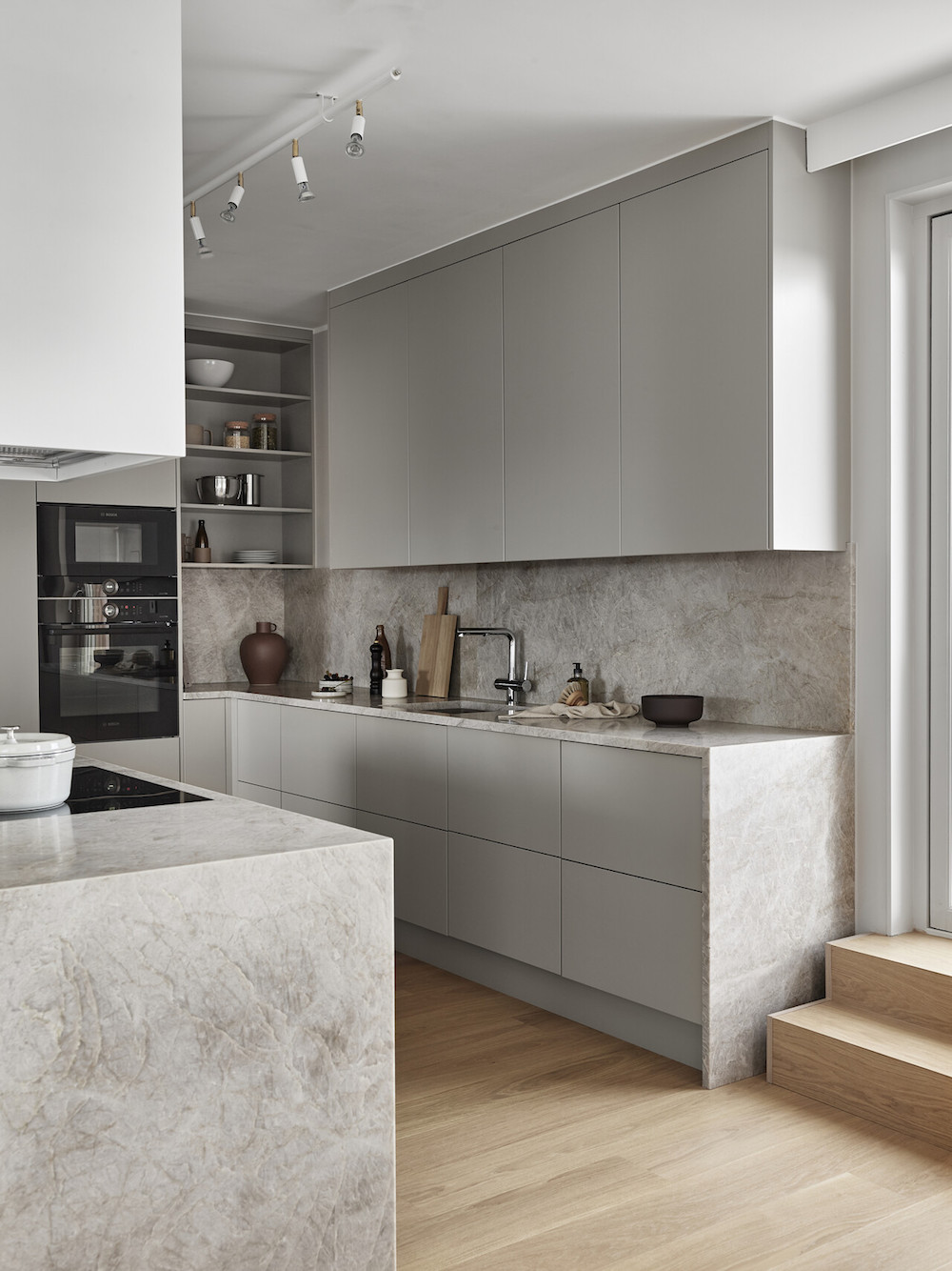 Scandinavian Modern Kitchen Designs   Refined Modern Stockholm Apartment 03 