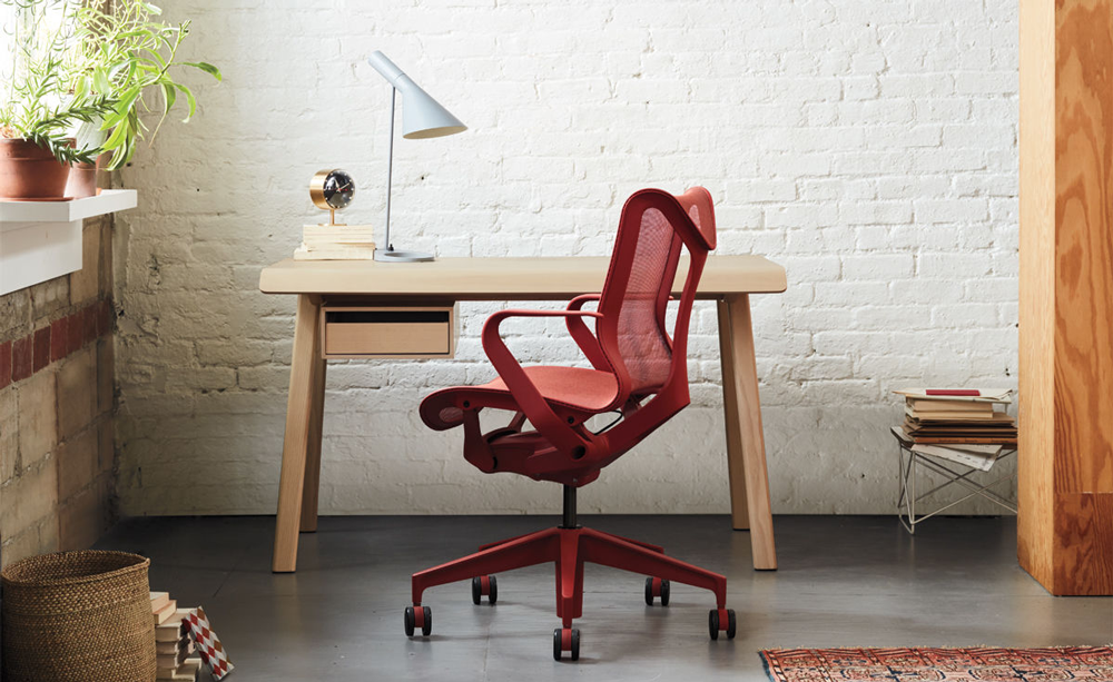 Stylish desk discount chair with wheels